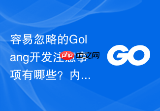 容易忽略的golang开发注意事项有哪些?内存泄漏排查技巧