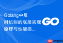 golang中反射机制的底层实现原理与性能损耗分析