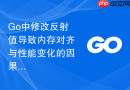 go中修改反射值导致内存对齐与性能变化的因果