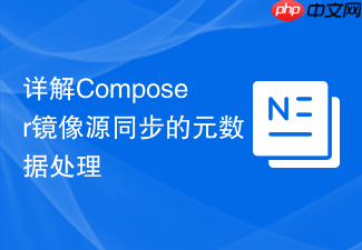 详解composer镜像源同步的元数据处理