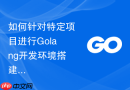 如何针对特定项目进行Golang开发环境搭建？局部环境变量配置方法