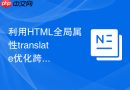 利用html全局属性translate优化跨境电商多语言展示效果
