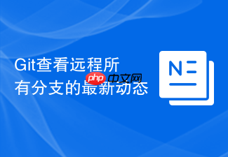 git查看远程所有分支的最新动态