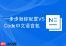 一步步教你配置VSCode中文语言包