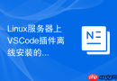 linux服务器上vscode插件离线安装的命令行指南