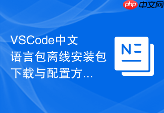 vscode中文语言包离线安装包下载与配置方法