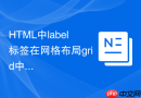 html中label标签在网格布局grid中的定位