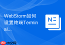 webstorm如何设置终端terminal的编码格式