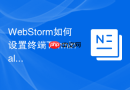WebStorm如何设置终端Terminal的编码格式