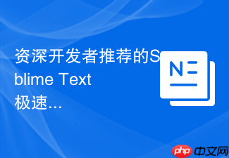 资深开发者推荐的sublime text极速lsp配置流程