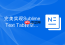 完美实现Sublime Text Tab转空格缩进转换