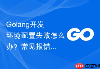 golang开发环境配置失败怎么办?常见报错解决方法