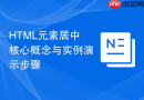 HTML元素居中核心概念与实例演示步骤