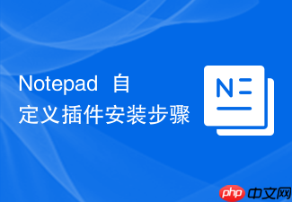 notepad++自定义插件安装步骤