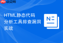 html静态代码分析工具排查漏洞实战