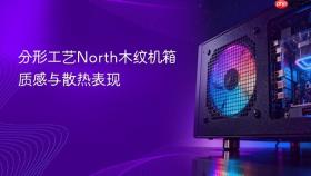 分形工艺North木纹机箱质感与散热表现