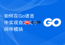 如何在go语言中实现自定义中间件模块