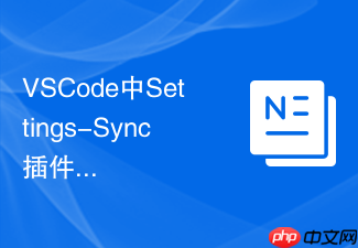 vscode中settings-sync插件配置与多端设置同步方法