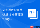 VSCode如何用git进行标签管理？tag创建与推送方法