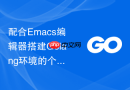 配合Emacs编辑器搭建Golang环境的个性化配置