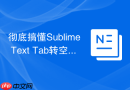 彻底搞懂sublime text tab转空格参数配置