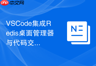vscode集成redis桌面管理器与代码交互