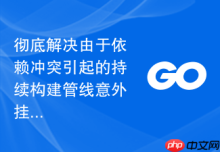 彻底解决由于依赖冲突引起的持续构建管线意外挂起报错