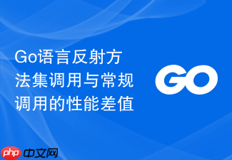 go语言反射方法集调用与常规调用的性能差值