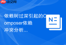依赖树过深引起的composer依赖冲突分析