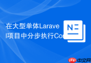 在大型单体Laravel项目中分步执行Composer install命令的设想