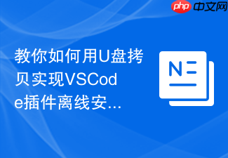 教你如何用u盘拷贝实现vscode插件离线安装
