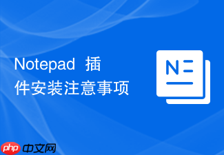 notepad++插件安装注意事项