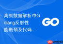高频数据解析中golang反射性能瓶颈及代码重构
