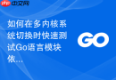 如何在多内核系统切换时快速测试Go语言模块依赖