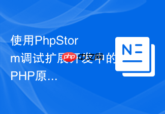 使用phpstorm调试扩展开发中的php原生代码