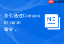 怎么通过Composer install命令仅安装特定分类下的依赖？