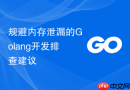 规避内存泄漏的golang开发排查建议