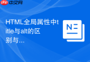 HTML全局属性中title与alt的区别与应用