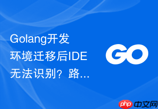 golang开发环境迁移后ide无法识别?路径配置修改方法