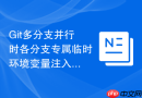 Git多分支并行时各分支专属临时环境变量注入方案