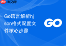 go语言解析hjson格式配置文件核心步骤