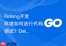 Golang开发环境如何进行代码调试？Delve调试器配置步骤