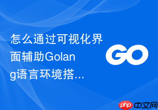 怎么通过可视化界面辅助golang语言环境搭建管理
