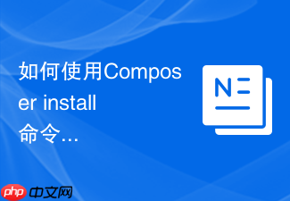 如何使用composer install命令拉取指定分支的测试版本?