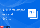 如何使用composer install命令拉取指定分支的测试版本?
