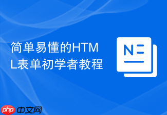 简单易懂的html表单初学者教程