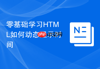 零基础学习html如何动态显示时间