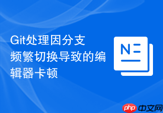 git处理因分支频繁切换导致的编辑器卡顿