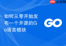 如何从零开始发布一个开源的Go语言模块