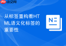 从标签重构看html语义化标签的重要性